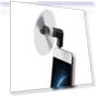 Thumbnail Mini Fan with Two Leaves — Portable Cooling Solutions