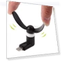 Thumbnail Mini Fan with Two Leaves — Portable Cooling Solutions