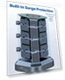 Thumbnail Power Strip Tower with Wireless Charger — Power Solutions & Surge Protection, KOOSLA