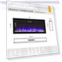 Thumbnail Sapphire 40 Electric Fireplace — Electric Heating Solutions, FIREBLAZE Where Warmth Begins