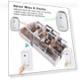 Thumbnail Wireless Doorbell with 2 Transmitter & 2 Receiver — Kits, Zeapa