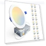 Thumbnail 16 Pack 6 Inch LED Recessed Ceiling Light — Kits, Ensenior