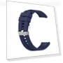 20mm Silicone Watch Band with Silver Buckle — Watch Straps & Bands, Amazfit