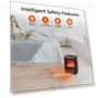 Thumbnail Electric Mini Fireplace Space Heater — Portable Heating Solutions, Comfort Zone