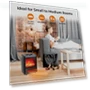Thumbnail Electric Mini Fireplace Space Heater — Portable Heating Solutions, Comfort Zone