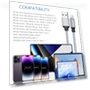 Превью MFi Certified Lightning Cable 3pack — Lightning, DAZHWA