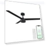 Thumbnail Smart Indoor and Outdoor 52in 3-Blade Ceiling Fan — Ceiling Fans & Accessories, East Grove Home