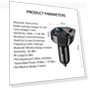 Превью Bluetooth MP3 Player Voice Navigation Car Charger with Voltage Detection and FM Transmitter — FM Transmitters