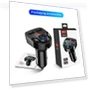 Превью Bluetooth MP3 Player Voice Navigation Car Charger with Voltage Detection and FM Transmitter — FM Transmitters
