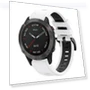 Two-Color Sports Silicone Watch Band — Watch Accessories, Garmin