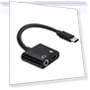 Type-C to 3.5mm Audio Adapter with Charging Port — Adapters