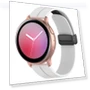 Thumbnail Universal Flat Head Groove Folding Silicone Watch Band — Girls' Watch Straps