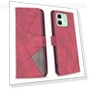 Превью Magnetic Buckle Rhombus Texture Leather Phone Case for Infinix Smart 9 / Hot 50i — Bumpers, Infinix