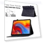 Превью Flowers and Bird Embossed Smart Leather Tablet Case for iPad 9.7 2018/2017 — Keyboard Cases