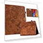 Превью Flowers and Bird Embossed Smart Leather Tablet Case for iPad mini 2024 / mini 6 — Keyboard Cases