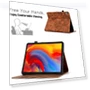 Превью Flowers and Bird Embossed Smart Leather Tablet Case for iPad mini 2024 / mini 6 — Keyboard Cases