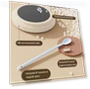 Превью Magnetic Levitation Milk Shaker Electric Coffee Stirring Mug — Drink Stirrers
