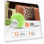 Thumbnail Smart Pet Cat Toy Ball Luminous Yo-Yo — Cat Playthings