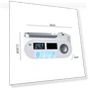 Превью Smart UV Toothbrush Sterilizer - Wall Mounted Holder Set — Toothbrush Holders