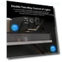 Thumbnail Smart WiFi Dual Switch for Blinds and More with Power Statistics — Dimmer Switches, Sonoff