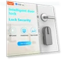 Thumbnail Smart Door Lock with Password Entry, Wireless Connectivity — Smart Home Security, Tuya