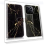 Превью Marble Pattern Leather Phone Case for Honor X7C 4G / 200 Smart — Basic Cases, Honor