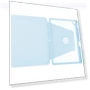 Thumbnail Acrylic TPU 3-folding Rotating Smart Tablet Leather Case for iPad 10.2 — Protective Cases, GEBEI