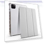 Превью 3-fold Clear TPU Smart Leather Tablet Case for iPad Pro 11 2024 with Pen Slot — Keyboard Cases
