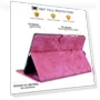 Превью Cartoon Sakura Cat Embossed Smart Leather Tablet Case — Keyboard Cases