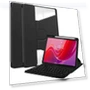 Thumbnail 360 Rotation Transparent Smart Leather Case with Keyboard for Tablets — Keyboard Cases, Lenovo