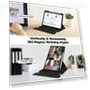 Thumbnail 360 Rotation Transparent Smart Leather Case with Keyboard for Tablets — Keyboard Cases, Lenovo