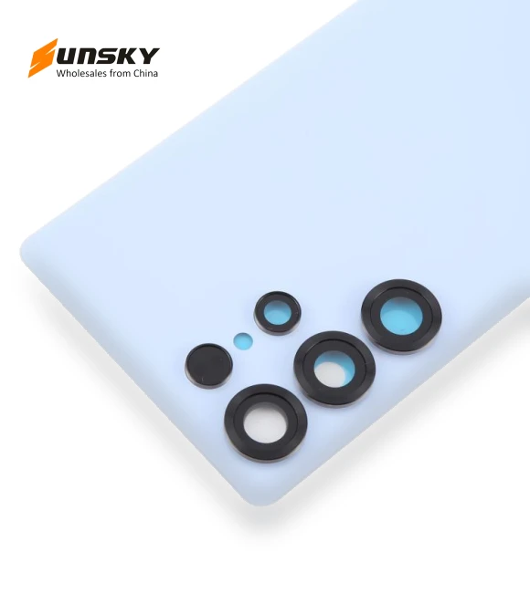 OEM Battery Back Cover with Camera Lens Cover — Lens Attachments, Samsung