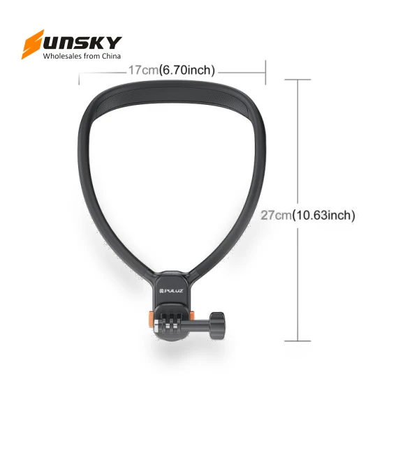 Lazy Neck Bracket Magnetic Quick Release POV View Mount — Chest Camera Mounts, PULUZ