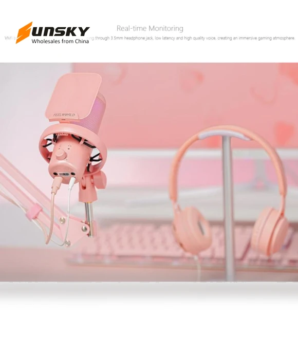 USB Condenser Gaming Microphone for Streaming — Microphones, FEELWORLD