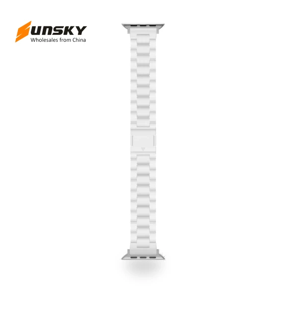 Candy Three-bead Magnetic Buckle PC Watch Band — Watch Straps & Bands