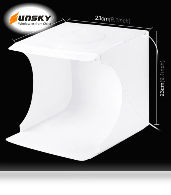 Folding Portable LED Light Photo Studio Box Kit — Photography Lighting & Studio Equipment, PULUZ