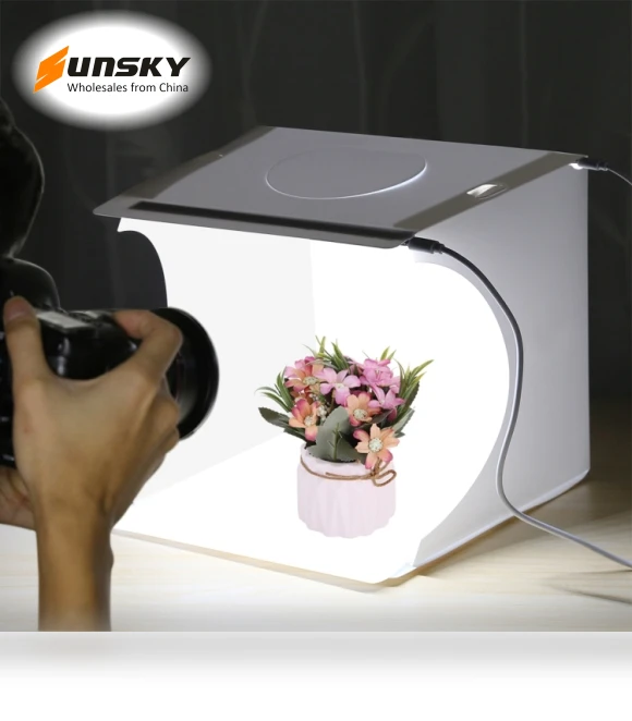 Folding Portable LED Light Photo Studio Box Kit — Photography Lighting & Studio Equipment, PULUZ