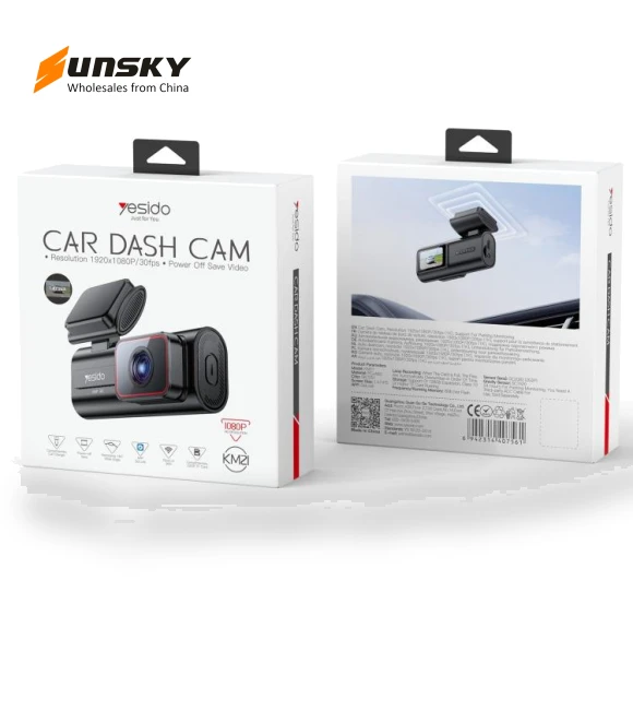 1K HD Camera Car Driving Recorder with 1.47 inch Screen — Rearview Cameras for Cars, Yesido