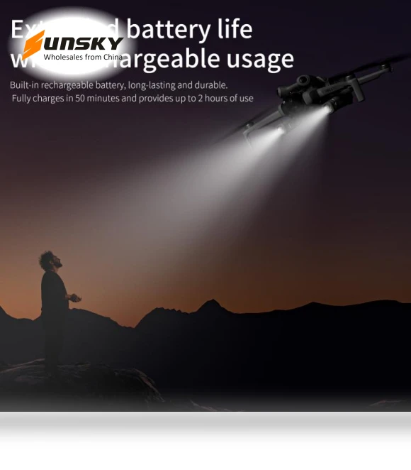 Night Navigation Searchlight LED Flashlight — Drones, STARTRC