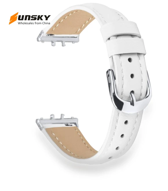 Slim Genuine Leather Watch Band — Bands, Samsung