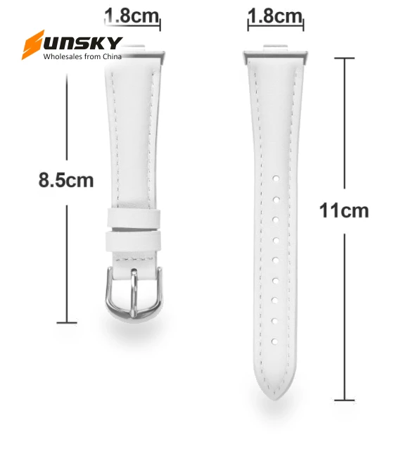 Slim Genuine Leather Watch Band — Bands, Samsung