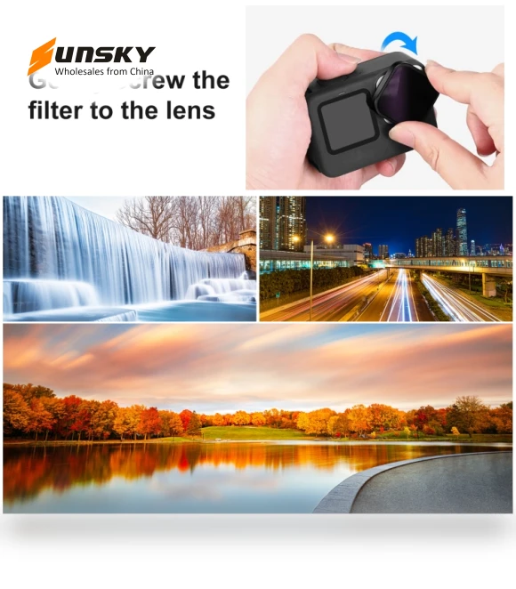 Action Camera ND8 Lens Filter — Filter Sets, PULUZ