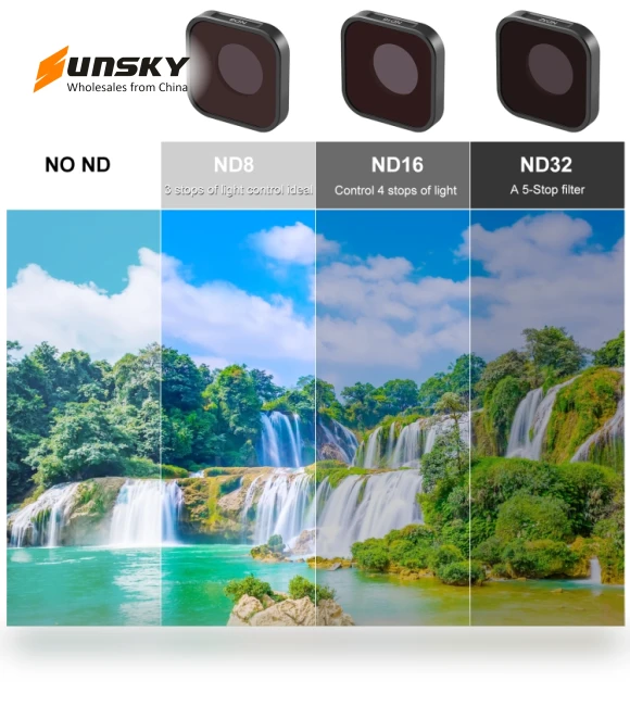 Action Camera ND8 Lens Filter — Filter Sets, PULUZ