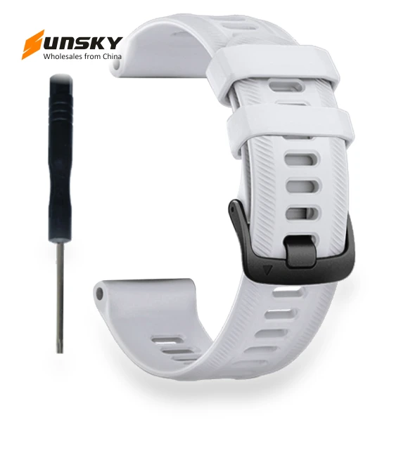 Official Twill Silicone Watch Band — Watch Accessories, Garmin