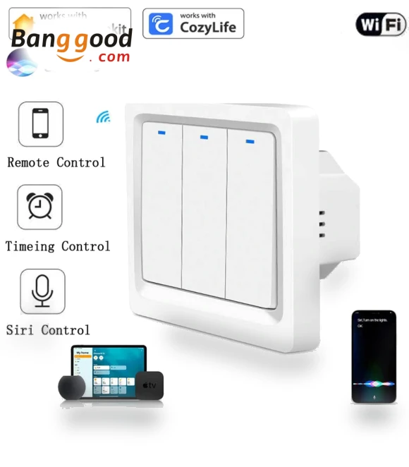 WiFi Smart Light Wall Key Switch — Smart Home Modules