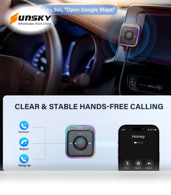 Bluetooth 5.3 Car Wireless Receiver — Receivers & Adapters, JOYROOM