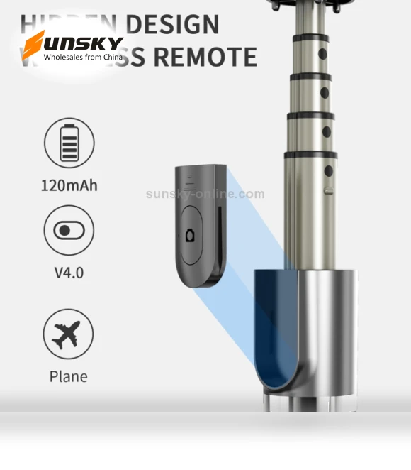 Foldable Bluetooth Tripod Selfie Stick — Selfie Sticks