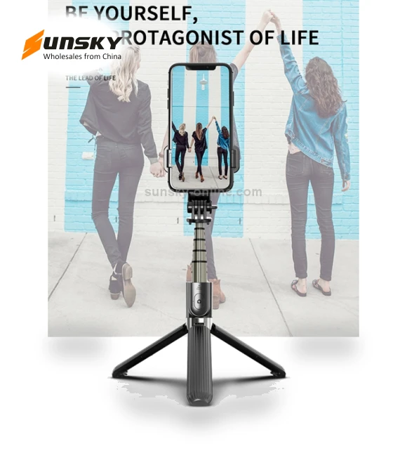 Foldable Bluetooth Tripod Selfie Stick — Selfie Sticks