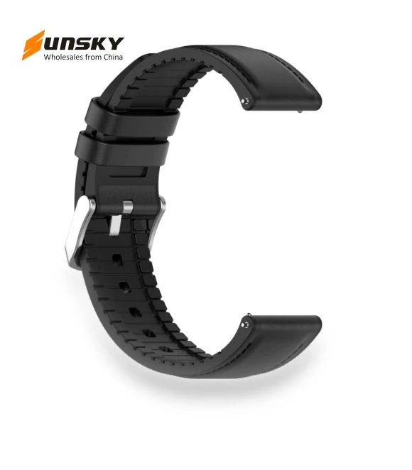 Silicone Leather Watch Band — Smartwatches