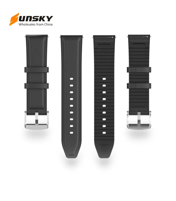Silicone Leather Watch Band — Smartwatches